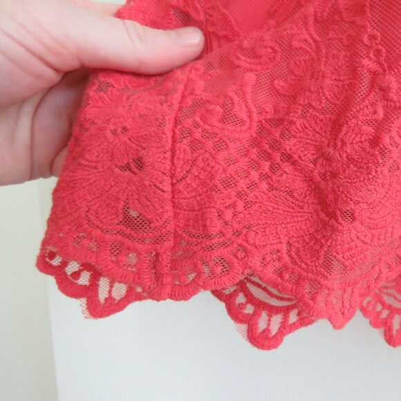 TORRID Embroidered Pull On Shorts in Mesh Coral Boho Summer Feminine Size 5X NWT - Picture 6 of 13
